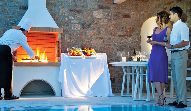 Mykonos Grand Hotel & Resort-Private Pool Suite Barbecue_5424